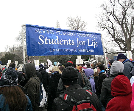Mount St. Mary's University Students for Life