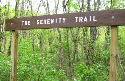Serenity Trail Sign