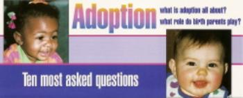 Brochure on ten 'most asked questions' about adoption