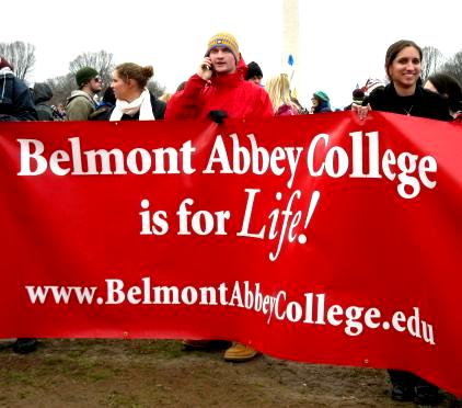 Belmont Abbey College is for <em>Life!</em>