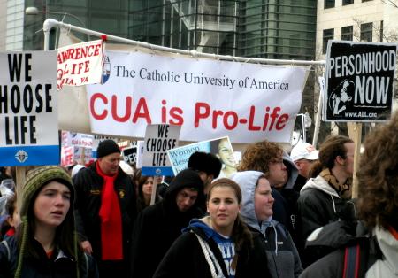 Catholic University of America/CUA is Pro-Life