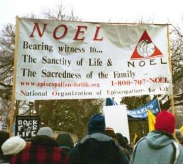 Banner of NOEL, which is now Anglicans for Life