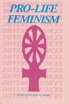 Book cover of <em>Pro-Life Feminism: Different Voices</em>