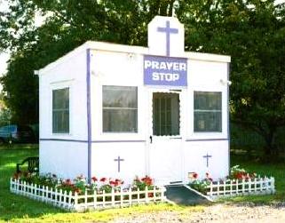 Tiny 'Prayer Stop' building in Maryland